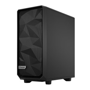 Fractal Design Meshify 2 Compact Dark Tempered Glass - MDT - ATX - Seitenteil mit Fenster (gehärtetes Glas) - keine Spannungsversorgung (ATX) - Schwarz - USB/Audio