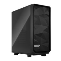 Fractal Design Meshify 2 Compact Dark Tempered Glass - MDT - ATX - Seitenteil mit Fenster (gehärtetes Glas) - keine Spannungsversorgung (ATX) - Schwarz - USB/Audio