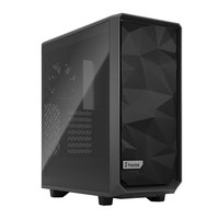 Fractal Design Meshify 2 Compact - PC - Steel - Tempered glass - Black - ATX - micro ATX - Mini-ITX - Gaming - 16.9 cm