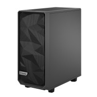 Fractal Design Meshify 2 Compact - PC - Steel - Tempered glass - Black - ATX - micro ATX - Mini-ITX - Gaming - 16.9 cm