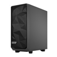 Fractal Design Meshify 2 Compact - PC - Steel - Tempered glass - Black - ATX - micro ATX - Mini-ITX - Gaming - 16.9 cm