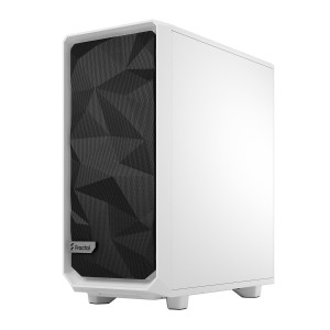 Fractal Design Meshify 2 Compact Clear Tempered Glass - MDT - ATX - Seitenteil mit Fenster (gehärtetes Glas) - keine Spannungsversorgung (ATX) - weiß - USB/Audio