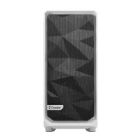 Fractal Design Meshify 2 Compact Clear Tempered Glass - MDT - ATX - Seitenteil mit Fenster (gehärtetes Glas) - keine Spannungsversorgung (ATX) - weiß - USB/Audio