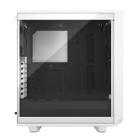 Fractal Design Meshify 2 Compact Clear Tempered Glass - MDT - ATX - Seitenteil mit Fenster (gehärtetes Glas) - keine Spannungsversorgung (ATX) - weiß - USB/Audio