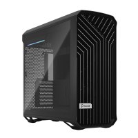 Fractal Design Torrent - Tower - Erweitertes ATX - Seitenteil mit Fenster (gehärtetes Glas) - keine Spannungsversorgung (ATX) - Schwarz - USB/Audio