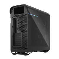 Fractal Design Torrent - Tower - Erweitertes ATX - Seitenteil mit Fenster (gehärtetes Glas) - keine Spannungsversorgung (ATX) - Schwarz - USB/Audio