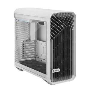 Fractal Design Torrent - Tower - Erweitertes ATX - Seitenteil mit Fenster (gehärtetes Glas) - keine Spannungsversorgung (ATX) - weiß - USB/Audio