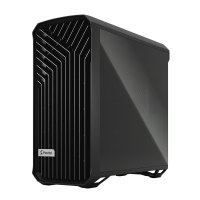 Fractal Design Torrent - Tower - Erweitertes ATX - Seitenteil mit Fenster (gehärtetes Glas) - keine Spannungsversorgung (ATX) - Schwarz - USB/Audio