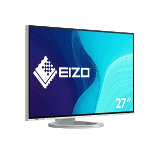 EIZO FlexScan EV2795-WT - Mit FlexStand - LED-Monitor - 68.5 cm (27") - 2560 x 1440 - IPS - 350 cd/m² - 1000:1 - 5 ms - HDMI, DisplayPort, USB-C - Lautsprecher - weiß