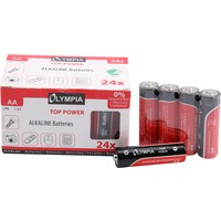 Olympia Alkaline Batterien AA 24er Pack - Batterie - Battery