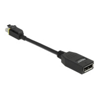 Delock DisplayPort adapter - Mini DisplayPort (M) latched to DisplayPort (F)