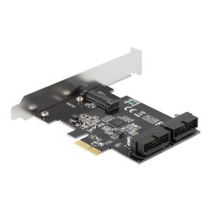 Delock PCI Express Card to 2 x internal USB 3.0 Pin Header - USB-Adapter - PCIe 2.0 - USB 3.0 (intern)