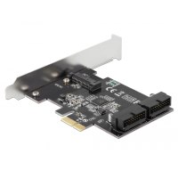 DeLOCK PCI Express Card to 2 x internal USB 3.0 Pin Header - USB-Adapter - PCIe 2.0 - USB 3.0 (intern) x 2