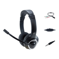 Conceptronic POLONA02BA - Headset - On-Ear - kabelgebunden