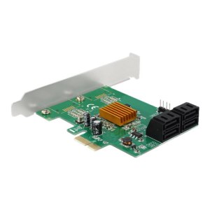 Delock - Speicher-Controller - 4 Sender/Kanal - SATA 6Gb/s - PCIe 2.0 x1