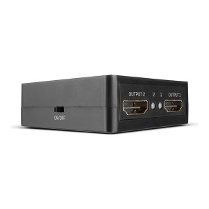 Lindy Compact 2 port HDMI 18G splitter - Video-/Audio-Splitter