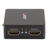 Lindy Compact 2 port HDMI 18G splitter - Video-/Audio-Splitter