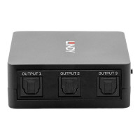 Lindy Audio-Splitter - 3 x TOSLINK - Desktop