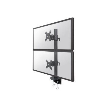 Neomounts by Newstar Supporto da scrivania per monitor curvi - Morsa - 15 kg - 43,2 cm (17") - 124,5 cm (49") - 100 x 100 mm - Nero