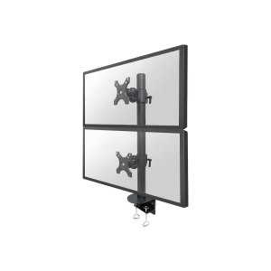 Neomounts by Newstar Supporto da scrivania per monitor curvi - Morsa - 15 kg - 43,2 cm (17") - 124,5 cm (49") - 100 x 100 mm - Nero