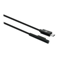 Manhattan USB-C to Surface Connect Cable, 1.8m, Male to Male. 15V/3A, Black, Lifetime Warranty, Polybag - USB-Kabel - USB-C (M)