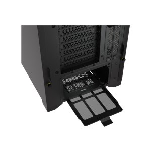 CORSAIR 5000D AIRFLOW - Mid tower - ATX - Seitenteil mit Fenster (gehärtetes Glas) - keine Spannungsversorgung (ATX) - Schwarz - USB/Audio