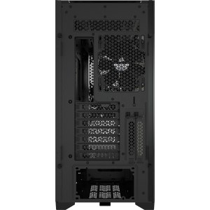 CORSAIR 5000D AIRFLOW - Mid tower - ATX - Seitenteil mit Fenster (gehärtetes Glas) - keine Spannungsversorgung (ATX) - Schwarz - USB/Audio