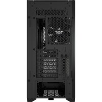 CORSAIR 5000D AIRFLOW - Mid tower - ATX - Seitenteil mit Fenster (gehärtetes Glas) - keine Spannungsversorgung (ATX) - Schwarz - USB/Audio