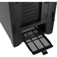 CORSAIR 5000D AIRFLOW - Mid tower - ATX - Seitenteil mit Fenster (gehärtetes Glas) - keine Spannungsversorgung (ATX) - Schwarz - USB/Audio