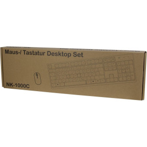 Inter-Tech NK-1000C - Tastatur-und-Maus-Set - USB