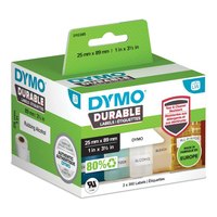 Dymo LabelWriter - Bianco - Etichetta per stampante autoadesiva - Polipropilene (PP) - LabelWriter Wireless - 4XL - SE450 - 450 Twin Turbo - 450 Turbo - 450 - 400 Twin Turbo - 400 Turbo - 400,... - 2,5 cm - 8,9 cm