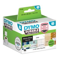 Dymo LabelWriter - Polypropylen (PP) - permanenter Klebstoff - beschichtet - 25 x 25 mm 1700 Etikett(en) (2 Rolle(n)