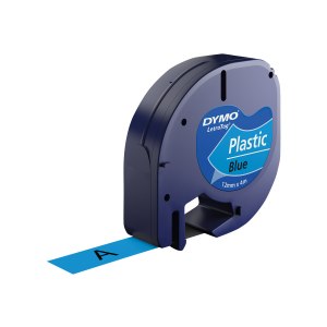 Dymo Etichette LT IN Plastica - Nero su blu - Poliestere...