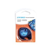 Dymo LetraTAG - Kunststoff - Blau - Rolle (1,2 cm x 4 m)