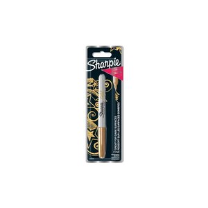 Sharpie 1986003 - Gold - Fine tip - Gold - Grey - Fine -...