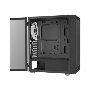 AEROCOOL ADVANCED TECHNOLOGIES Geh AeroCool Midi Graphite black v1 MicroATX/ATX/MiniITX o.N - ATX - ATX - Micro/Mini/Flex-ATX