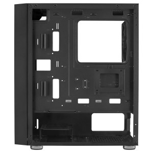 AEROCOOL ADVANCED TECHNOLOGIES Geh AeroCool Midi Graphite black v1 MicroATX/ATX/MiniITX o.N - ATX - ATX - Micro/Mini/Flex-ATX