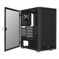 AEROCOOL ADVANCED TECHNOLOGIES Geh AeroCool Midi Graphite black v1 MicroATX/ATX/MiniITX o.N - ATX - ATX - Micro/Mini/Flex-ATX