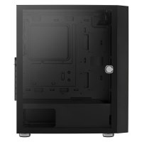 AEROCOOL ADVANCED TECHNOLOGIES Geh AeroCool Midi Graphite black v1 MicroATX/ATX/MiniITX o.N - ATX - ATX - Micro/Mini/Flex-ATX