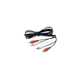 Equip 147094 - 2 x RCA - Male - 2 x RCA - Male - 2.5 m - Black