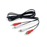 Equip 147094 - 2 x RCA - Maschio - 2 x RCA - Maschio - 2,5 m - Nero