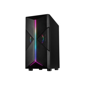 Inter-Tech IT-3306 Cavy - Gaming-Tower - ATX - Seitenteil mit Fenster (Acryl)