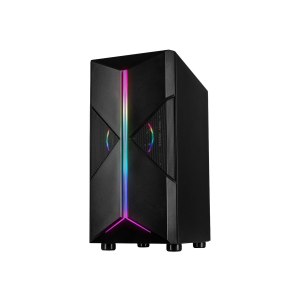 Inter-Tech IT-3306 Cavy - Gaming-Tower - ATX - Seitenteil mit Fenster (Acryl)