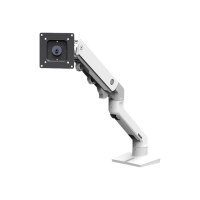 Ergotron HX Desk Monitor Arm - Befestigungskit (Gelenkarm, Spannbefestigung für Tisch, Tischplattenbohrung, Pivot, Befestigungsteile, Verlängerungsteil) - für Monitor - weiß - Bildschirmgröße: bis zu 106,7 cm (bis zu 42 Zoll) - Schreibtisch