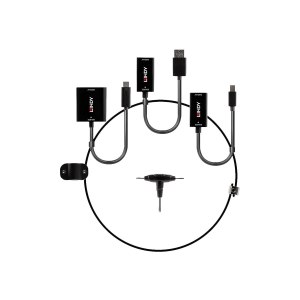 Lindy Adapter - black - 4K60Hz (3840 x 2160) support