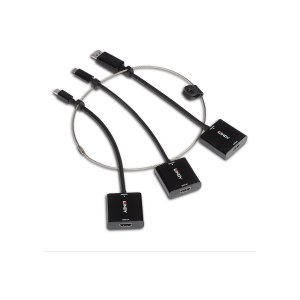 Lindy Videoadapter - Schwarz - unterstützt 4K 60 Hz...