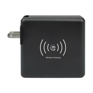 Manhattan 4-in-1 Travel Wall Charger and Powerbank 8,000...