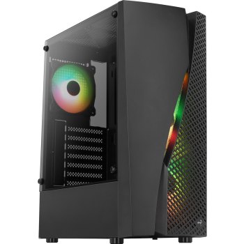 AEROCOOL ADVANCED TECHNOLOGIES Geh Midi Wave v3 B/Win/RGB mi.Atx/Atx/ITX - Midi/Minitower - ATX