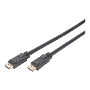 DIGITUS Displayport connection cable, DP, w/ amp.