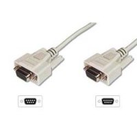 DIGITUS Datatransfer connection cable, D-Sub9/F - D-Sub9/F